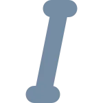 Italic Xs SVG Icon
